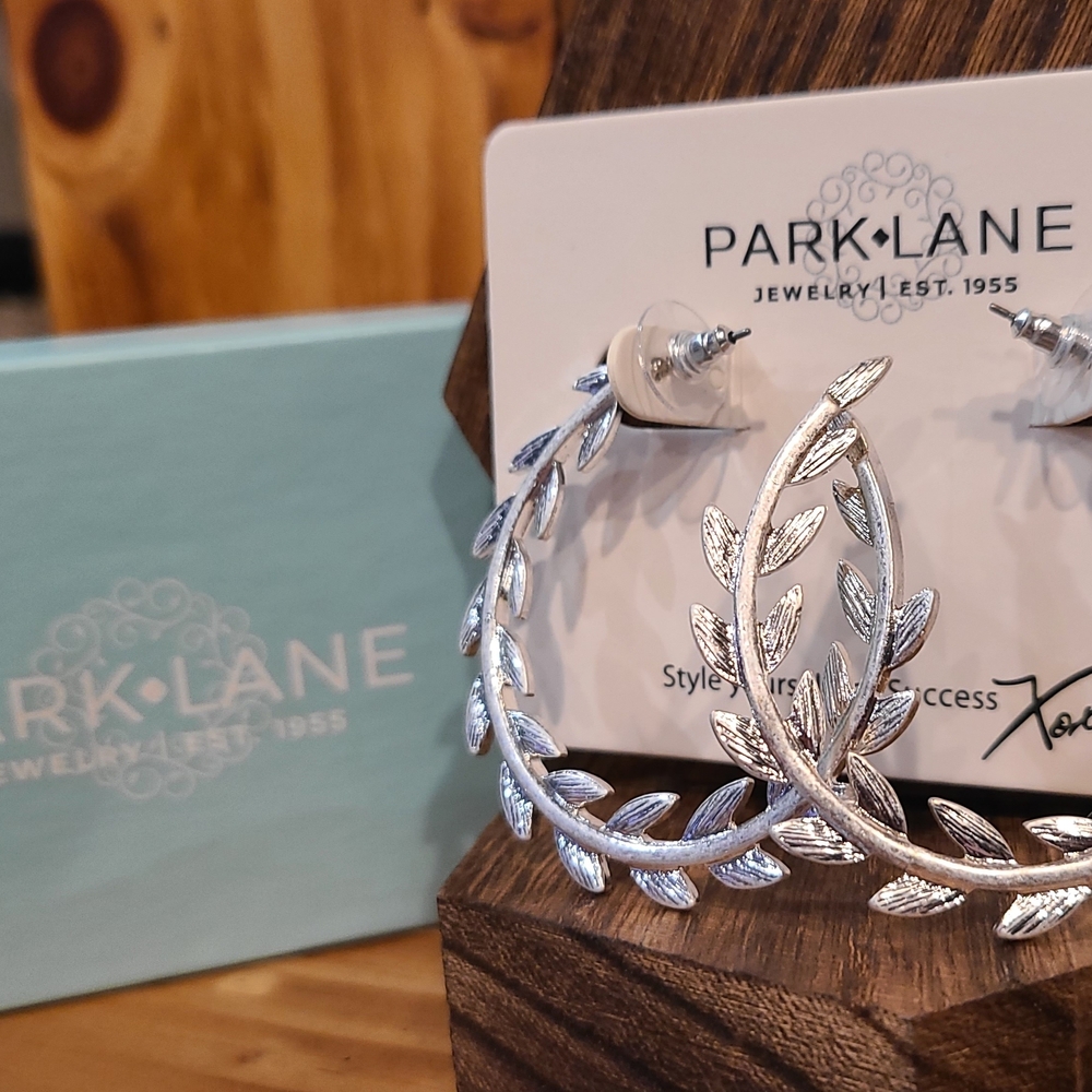 Park Lane Goddess Silver Hoops